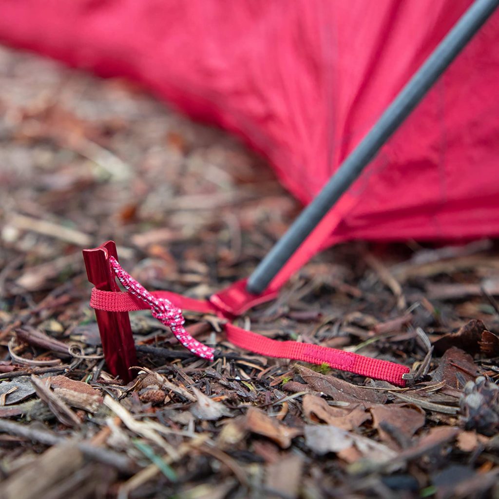 Stakes And Mallet for tent building