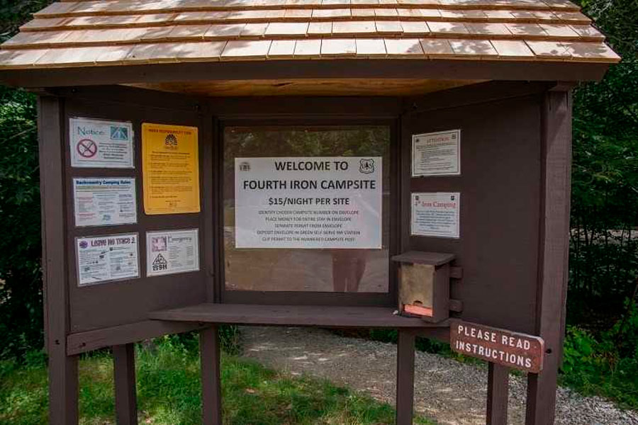 Table With Campsite Rules