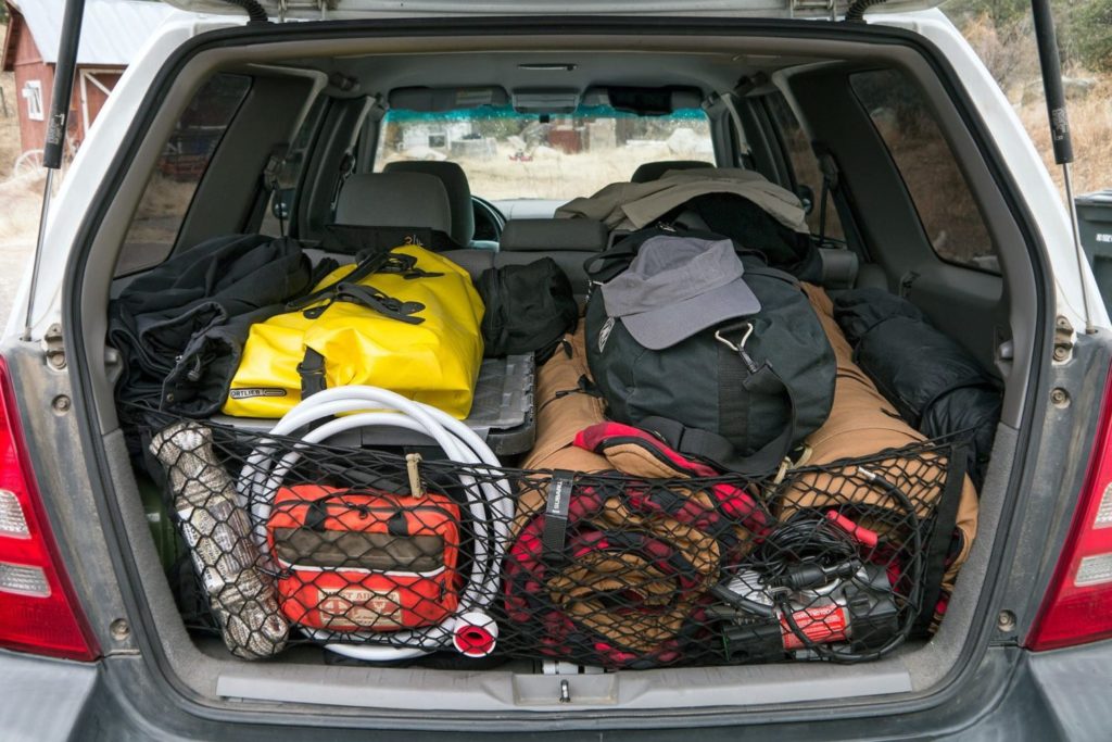 Securing Items In a Car Trunk