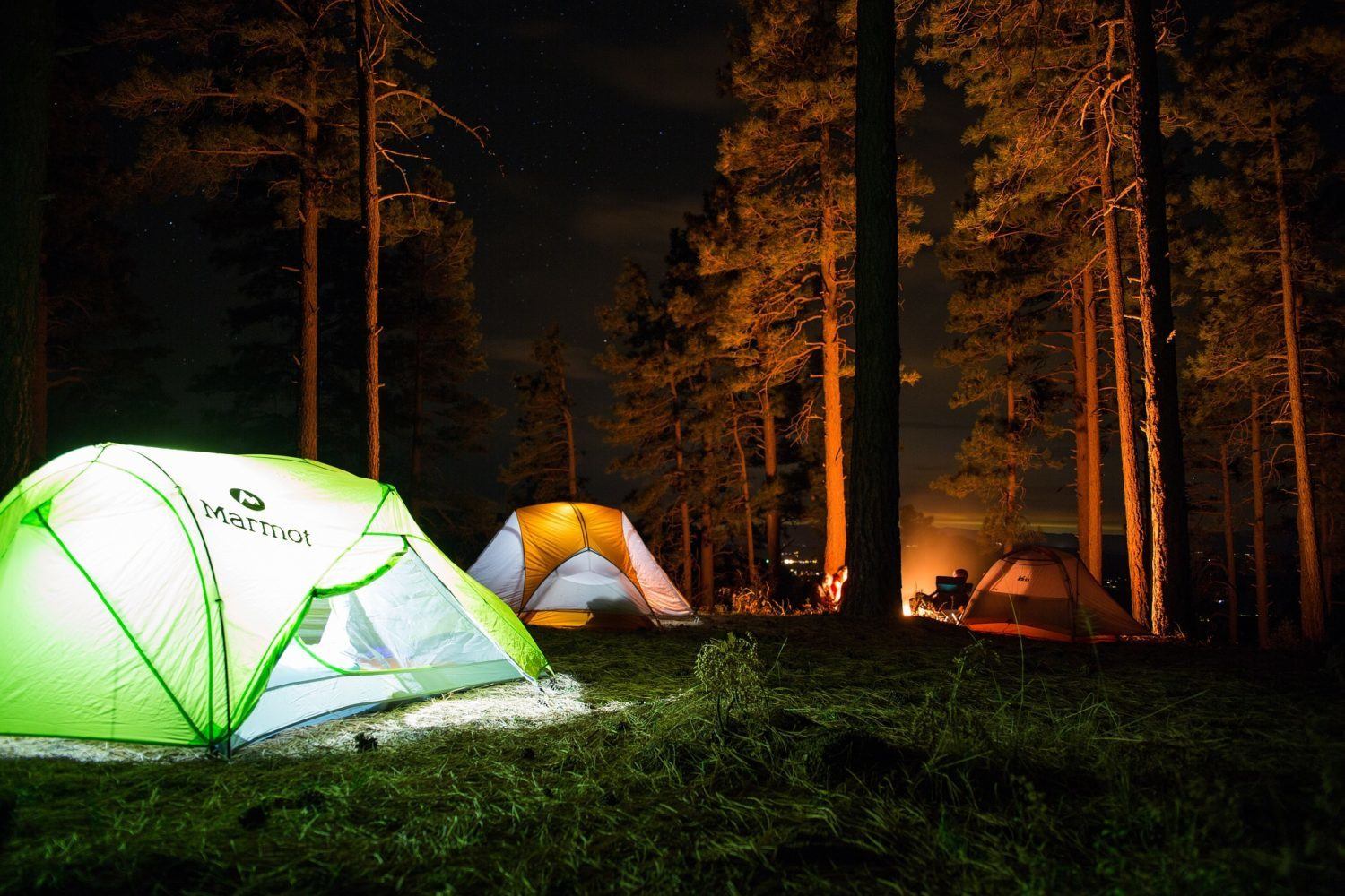 tents in forest What is a good R value for sleeping pads