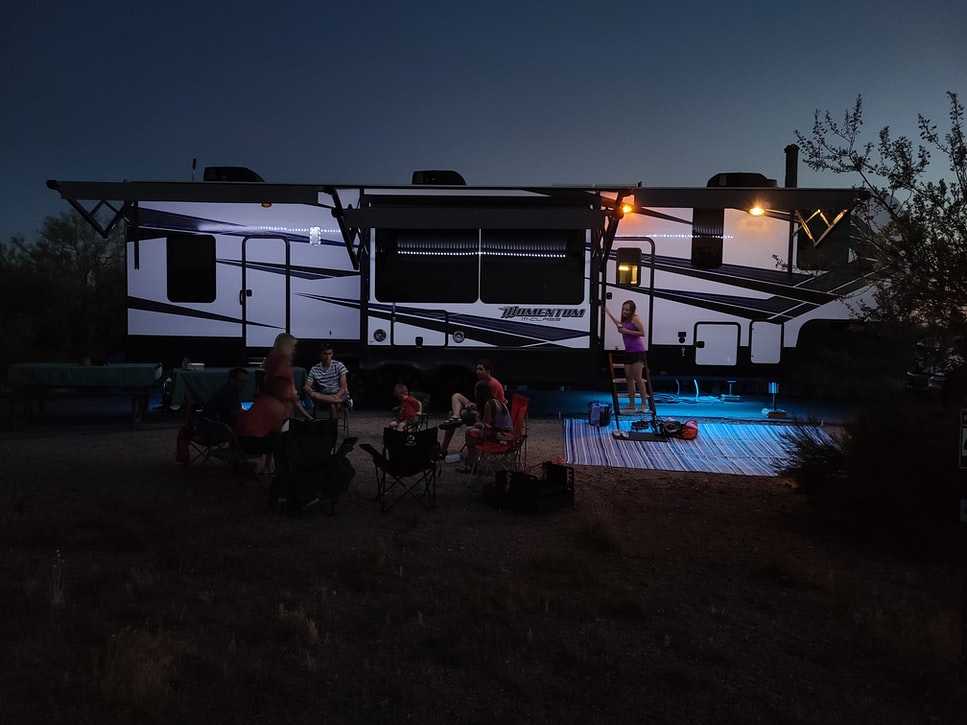 family rv camping