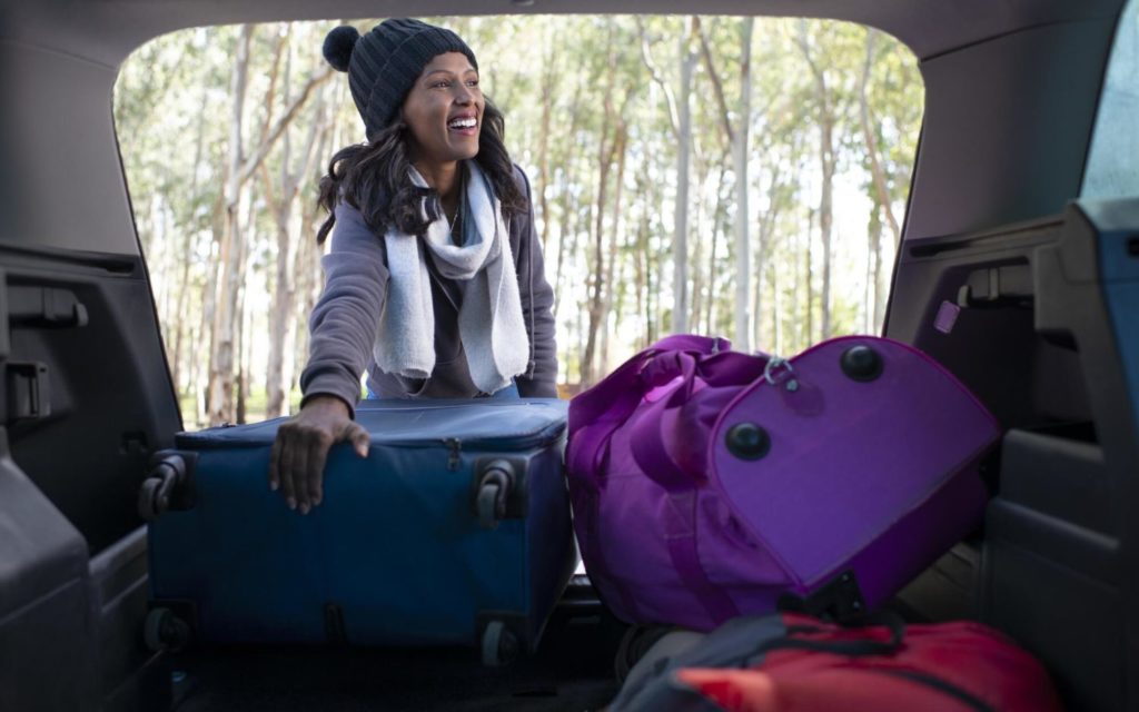 A Woman Car Packing